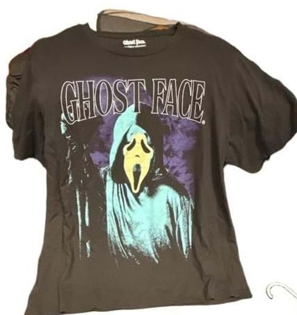 Bioworld Ghost Face Horror Graphic Print Cotton Tee